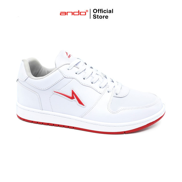 Jual Ando Official Sepatu Sneakers Tricks Alpha Pria Dewasa - Putih ...