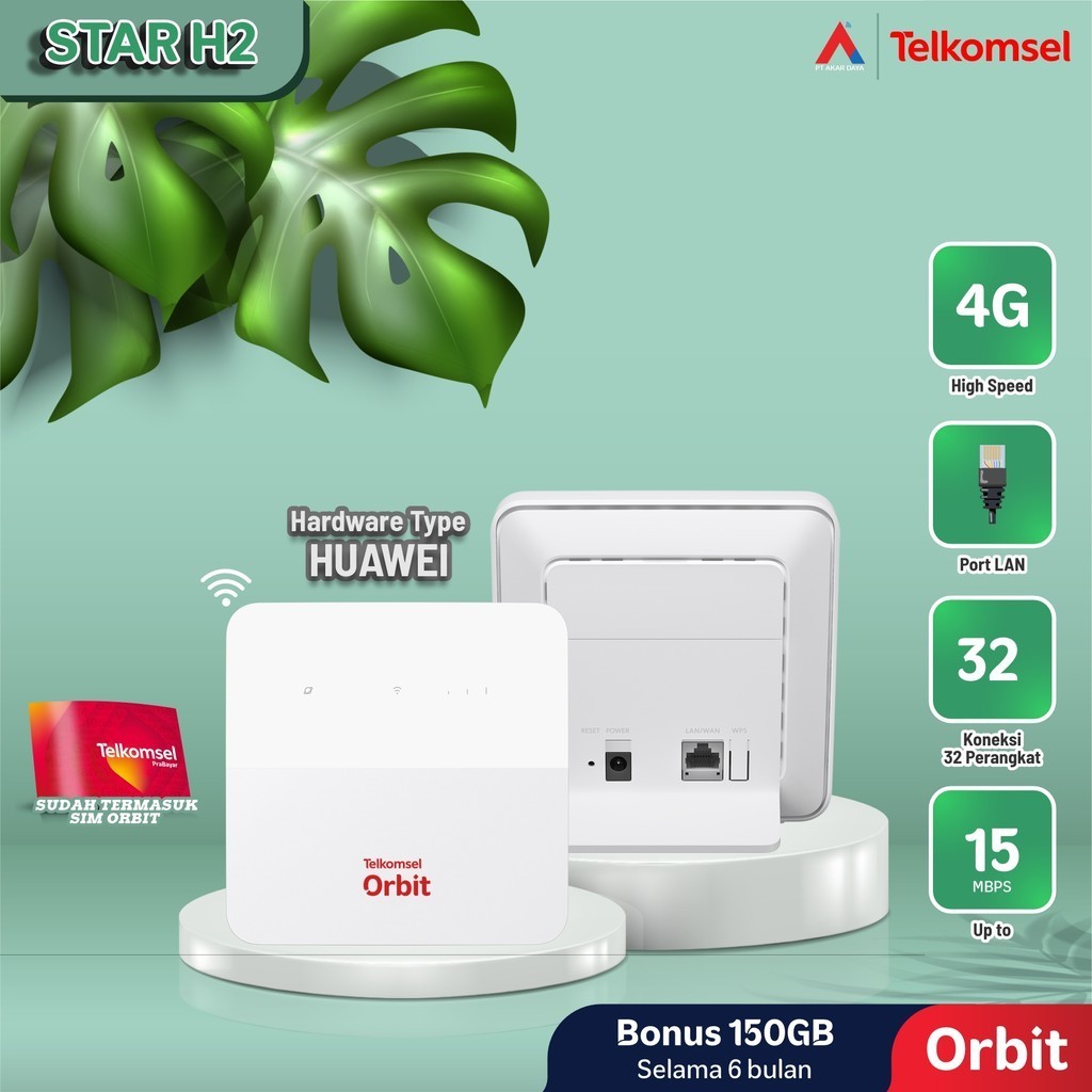 Jual ORBIT STAR H2 - MODEM ORBIT TELKOMSEL H2 | Shopee Indonesia