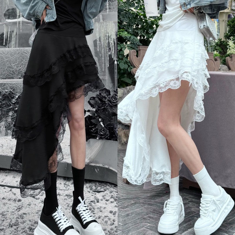Jual Rok desain modis untuk wanita rok kue renda baru | Shopee Indonesia