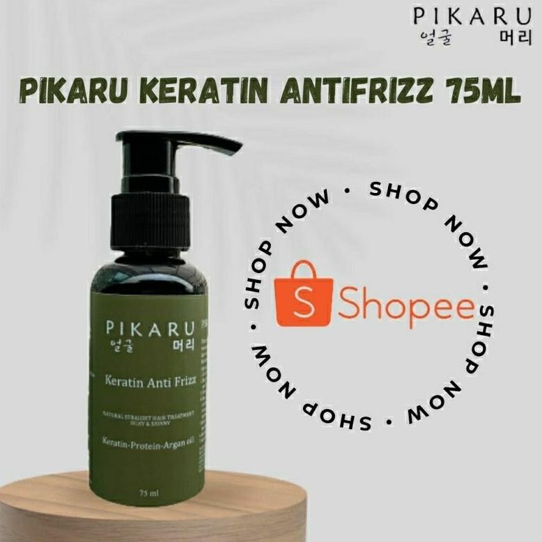 Jual PIKARU - KERATIN TREATMENT ANTI FRIZZ 75ml | Shopee Indonesia