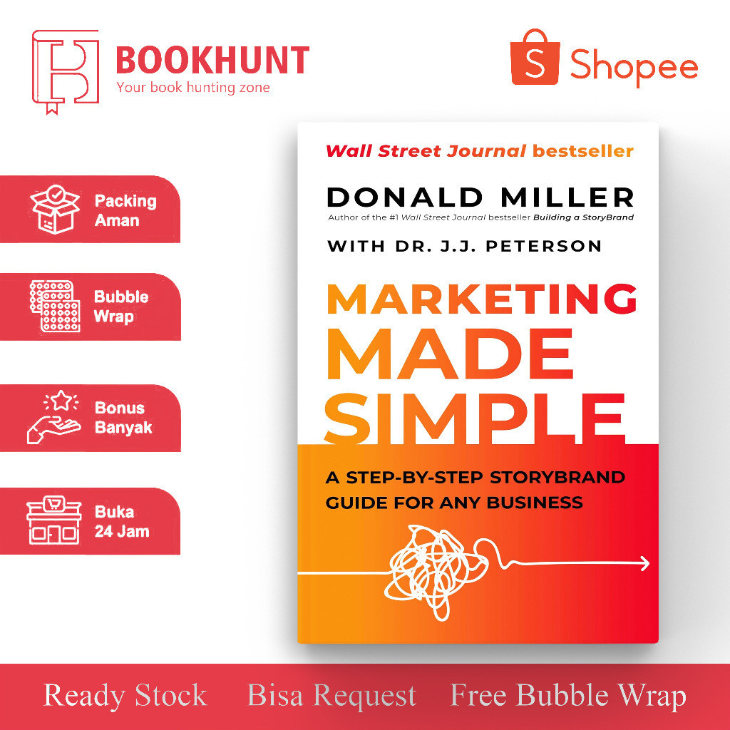 Jual Marketing Made Simple by Donald Miller (English) | Shopee Indonesia