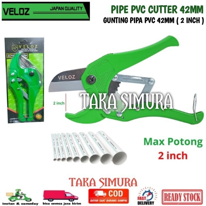 Jual Produk Terbaru GUNTING PIPA PVC 2 INCH ORIGINAL VELOZ PVC PIPE ...