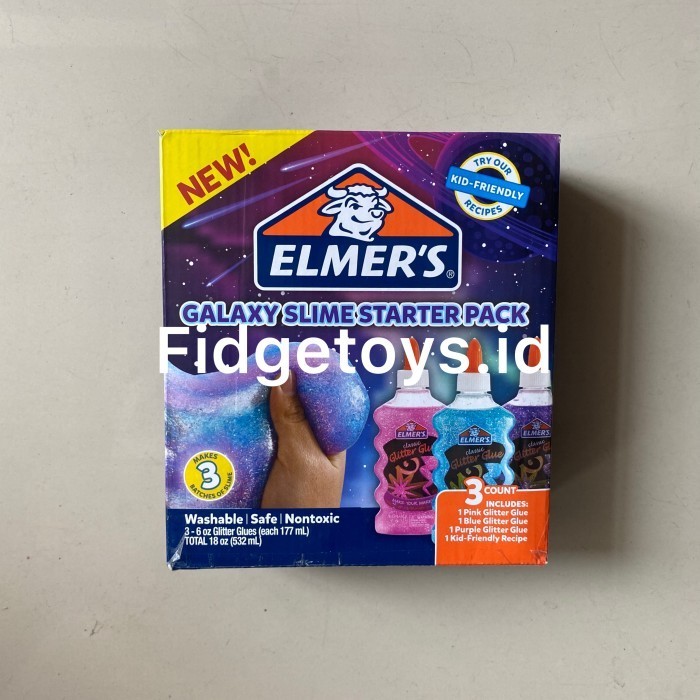 Jual Sale ElmerS Galaxy Slime Starter Pack - Hot Toys 2019! | Shopee ...