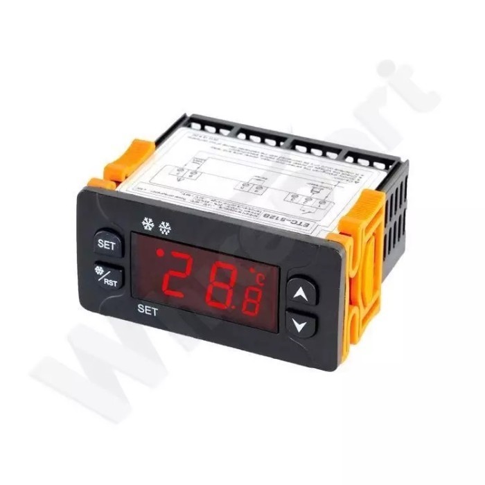 Jual Produk ETC-512B Temperature Controller Sensor Control 110-220V ...