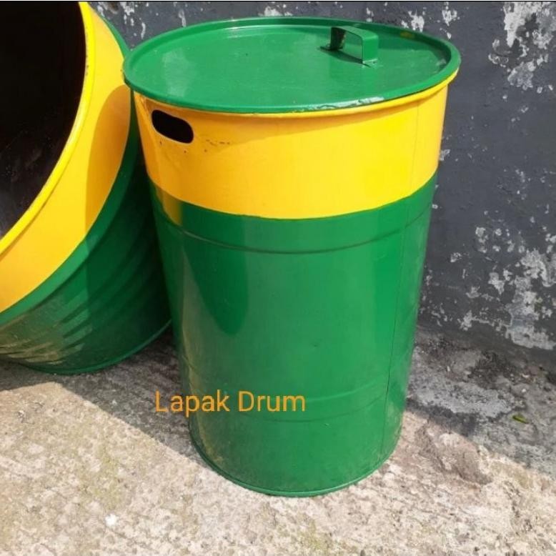 Jual et-98 Drum Besi Tong Sampah kapasitas 50 Kg/Tempat Bakar Sampah ...