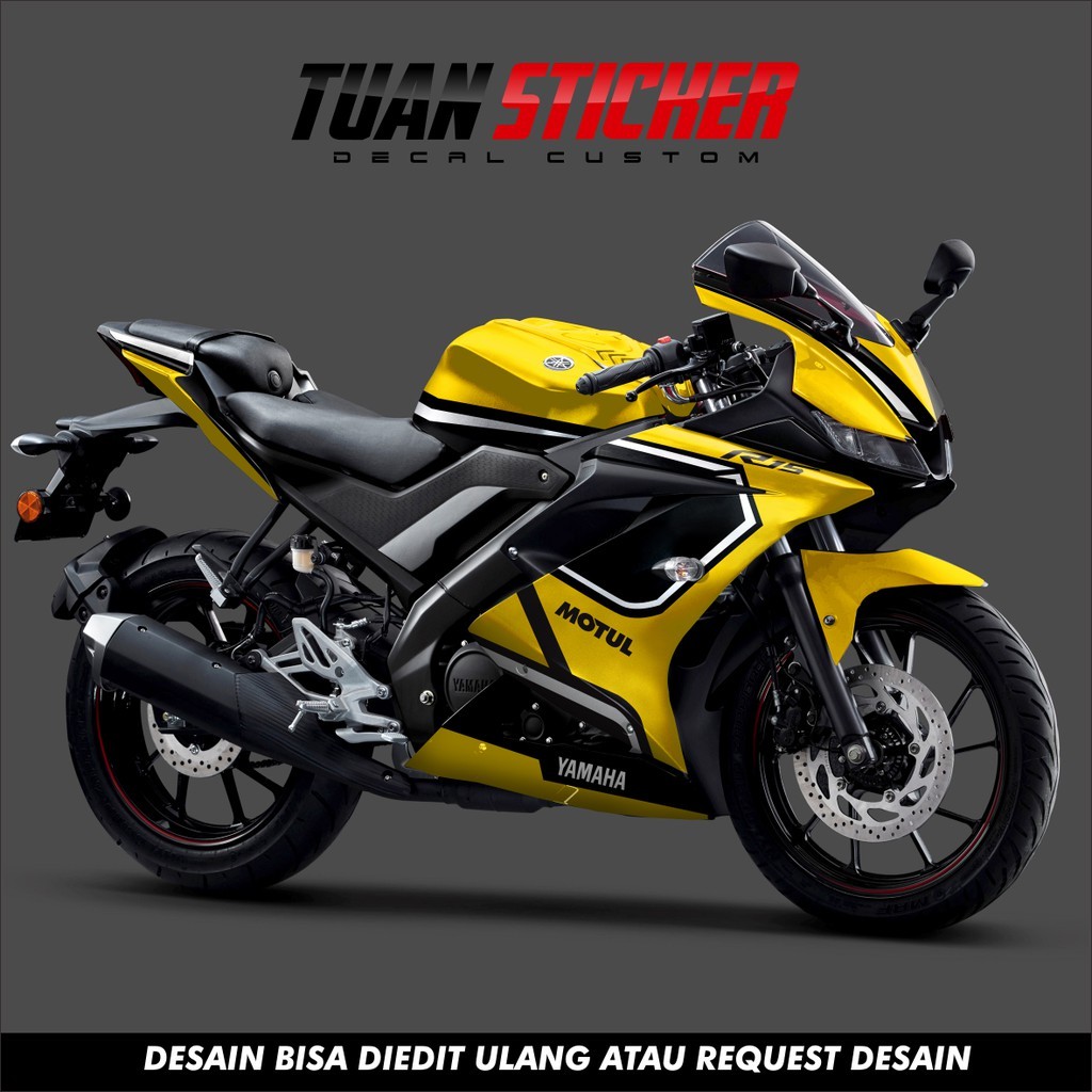 Jual Sticker Striping Decal Yamaha R15 V3, Sticker Decal R15 V3 ...