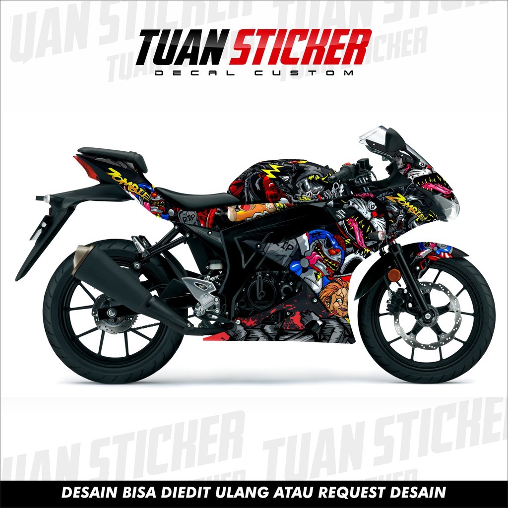 Jual Sticker Striping Decal GSX Full body, Sticker Suzuki GSX, Decal ...