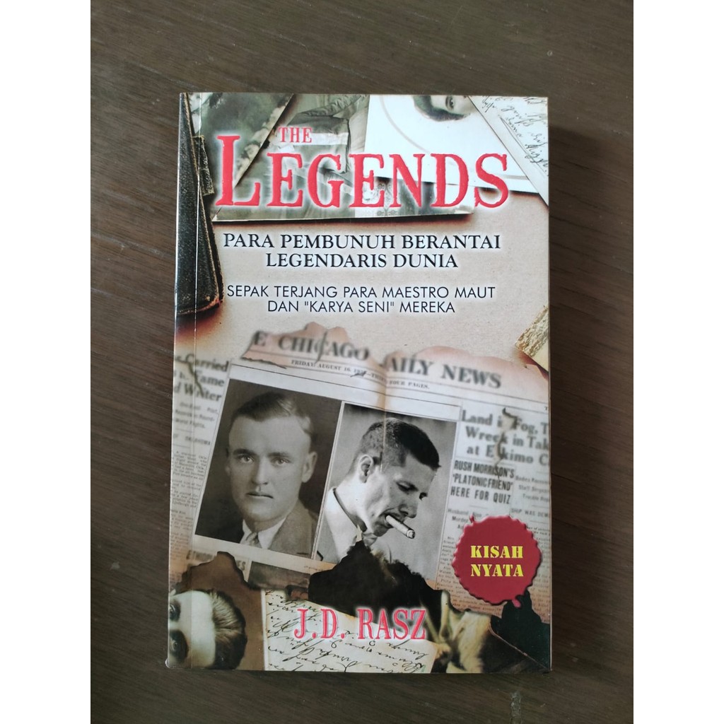 Jual BUKU NOVEL THE LEGENDS. Para pembunuh berantai legendaris dunia ...