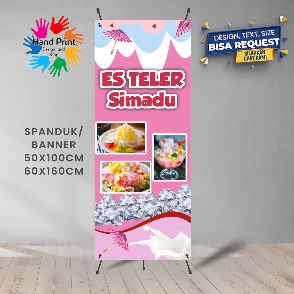 Jual Spanduk Banner Es Teler Simadu Pink Gratis Memesan Desain | Shopee ...