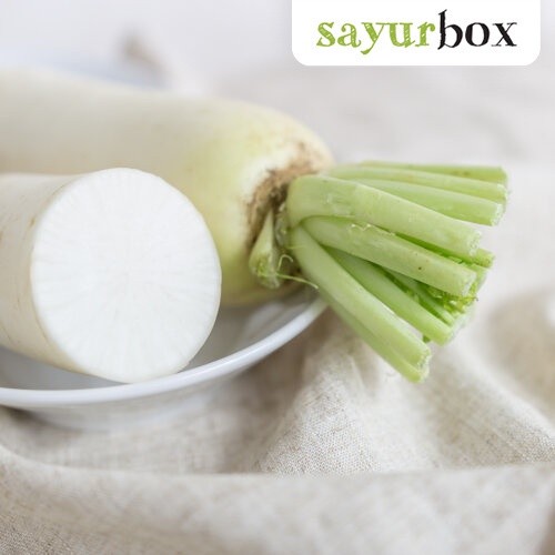 Jual White Raddish Konvensional 500 gram Sayurbox | Shopee Indonesia