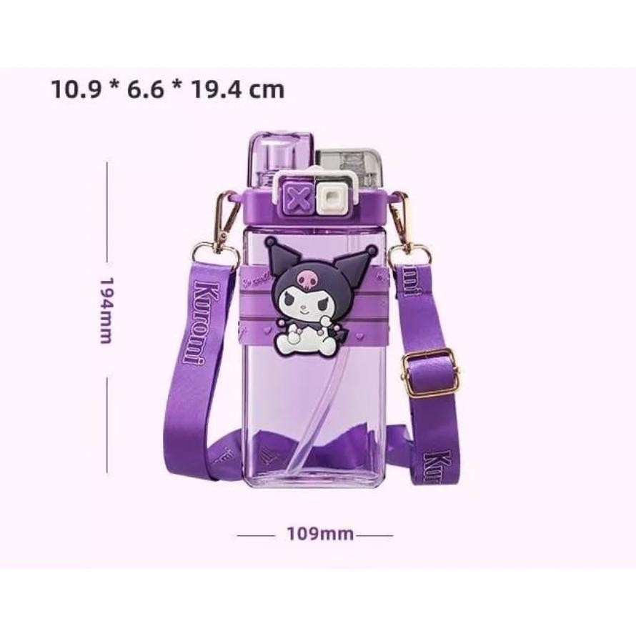 Jual RHH-1823 Botol Minum KUROMI Anak 2 Cara Dual 2 in 1 Karakter ...