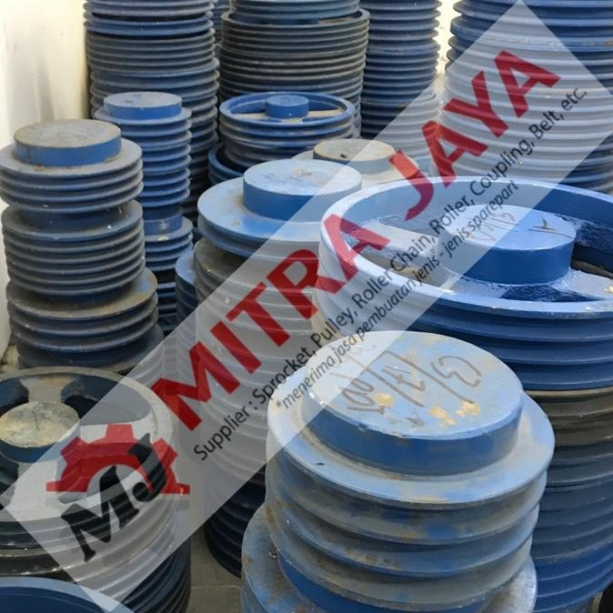 Jual Puli Besi Padat B4 X 4 Inch Poli Pulley Pully Besi Ancuran 4 Jalur ...