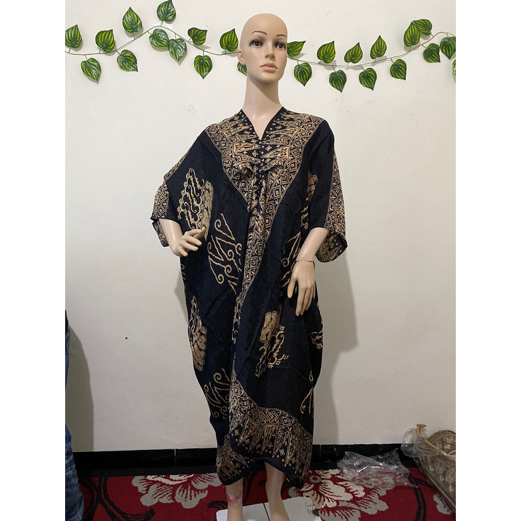 Jual Kaftan Batik Tunik Premium Viscose Simpel Mewah And Elegan Acara