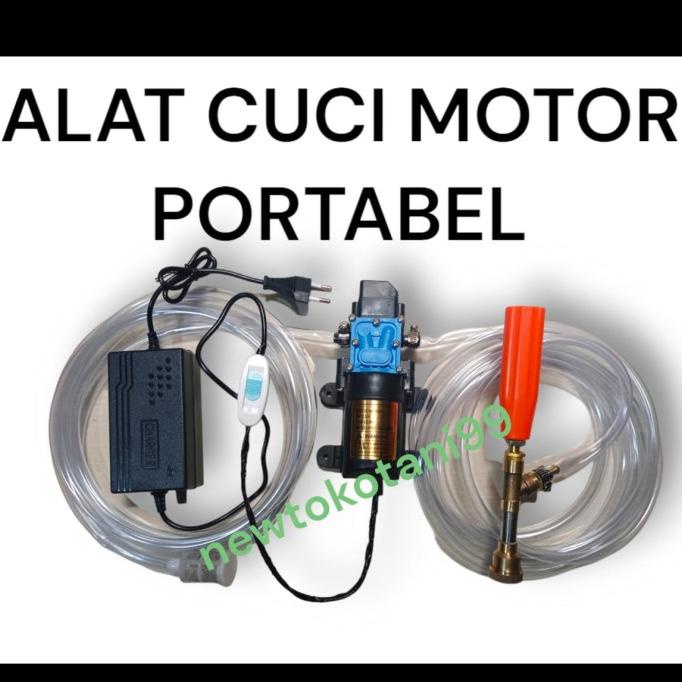 Jual Alat cuci motor mobil atau pagar portabel sprayer semprot portable ...