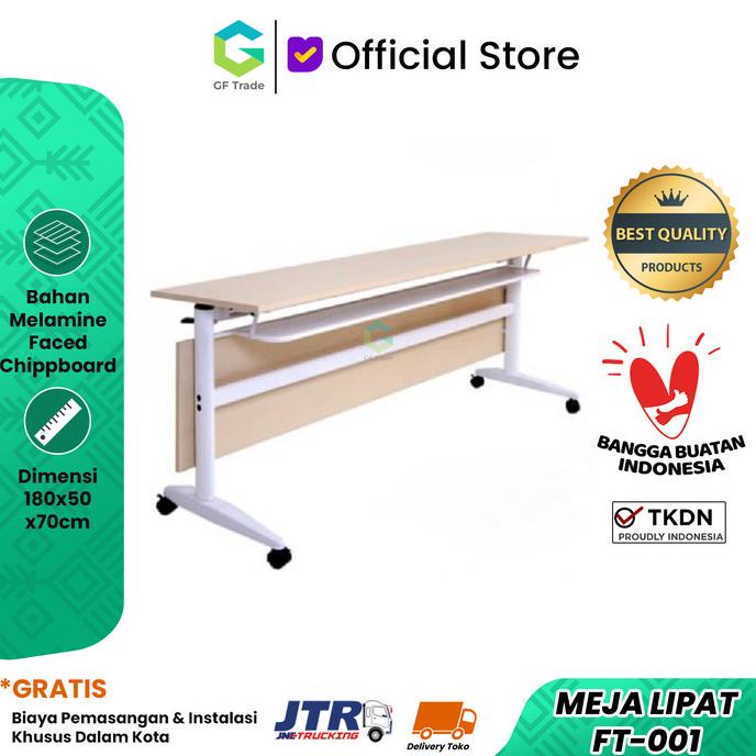 Jual Meja Lipat Kantor Meja Training Aditech Ft 001 Shopee Indonesia