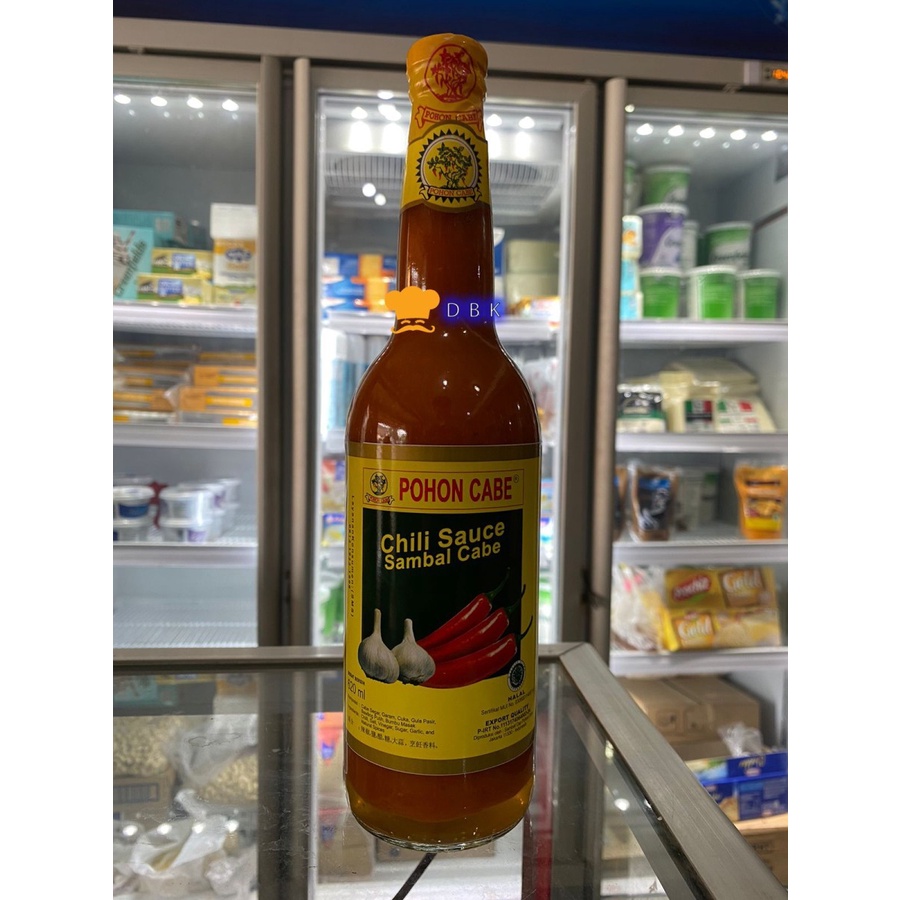 Jual sambal POHON CABE 620ML saus beli bis rasa lama saos mie fried ...