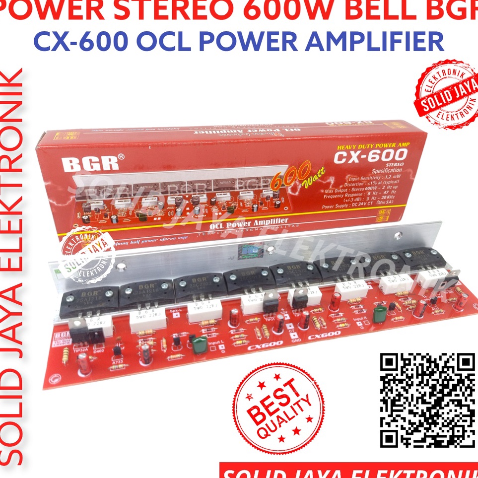 Jual bB POWER STEREO 600W OCL CX600 AMPLIFIER AMPLI SOUND 600 WATT W