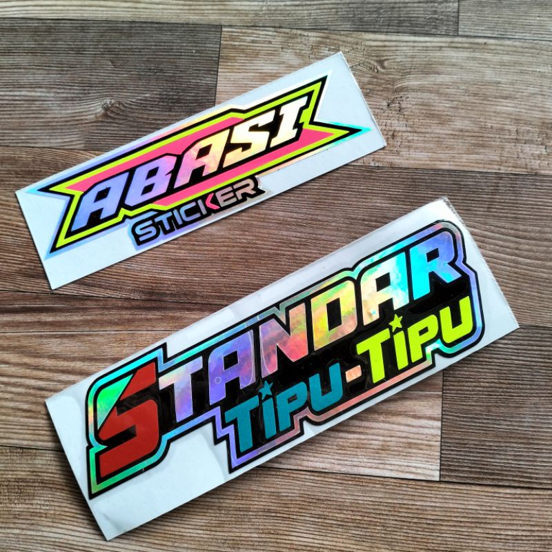 Jual sticker standar tipu-tipu sticker cutting | Shopee Indonesia