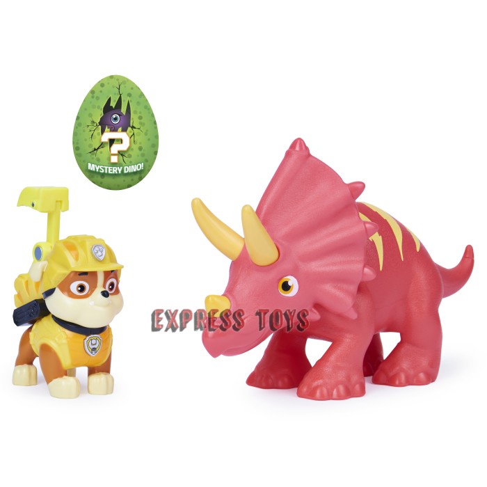 Jual PROMO!!! PAW PATROL DINO RESCUE RUBBLE AND DINOSAUR ACTION FIGURE ...