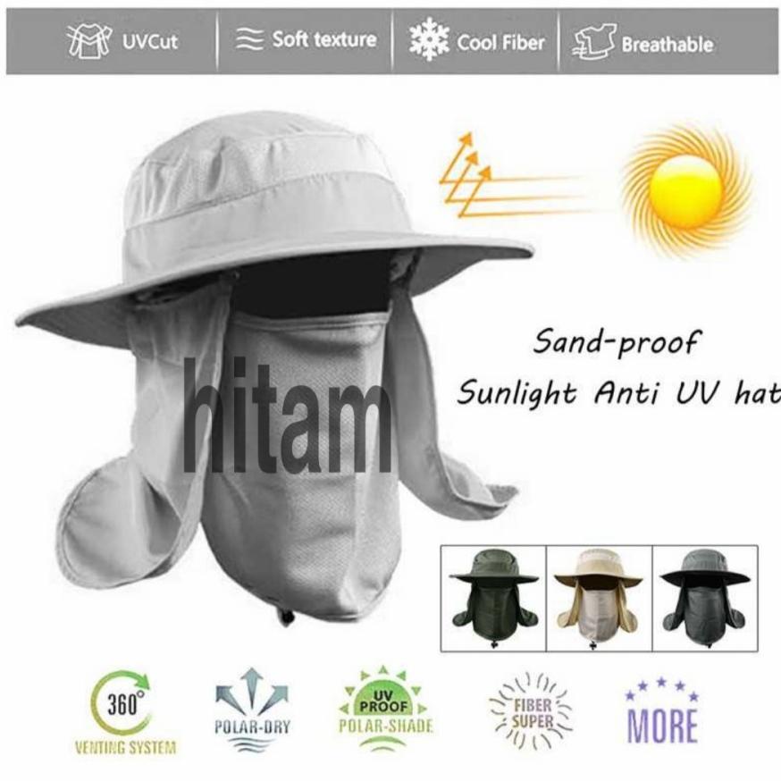 Jual Trending Topi Rimba Gunung Mancing - Anti Uv Matahari Dengan ...