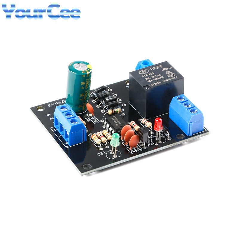 Jual Water Liquid Level Switch Sensor Controller Module DC 12V Power ...
