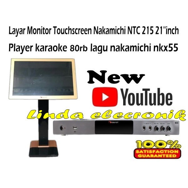 Jual Paket Nakamichi Ntc215 21in Dan Nkx 55 Player Karaoke Nakamichi