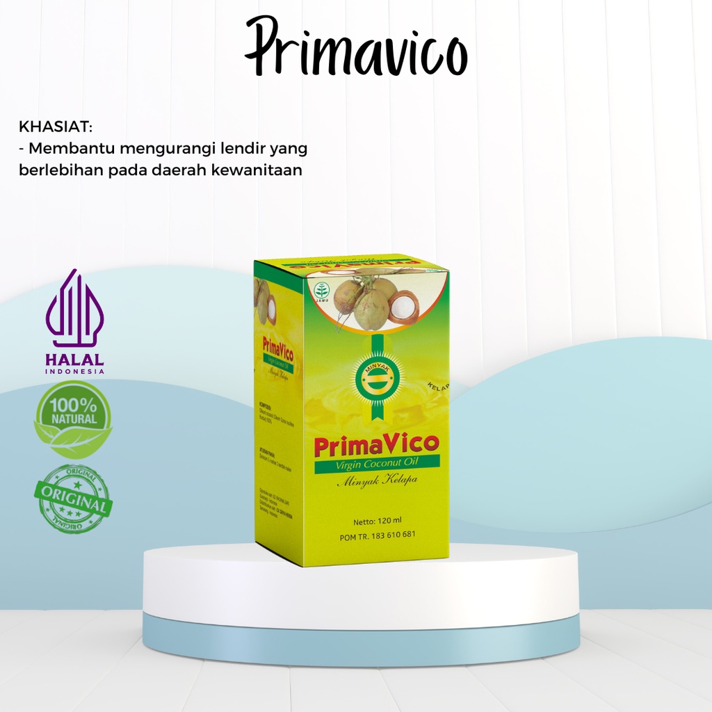 Jual MINYAK VCO PILIHAN ASLI 100% ALAMI PRIMAVICO 130 ML | Shopee Indonesia