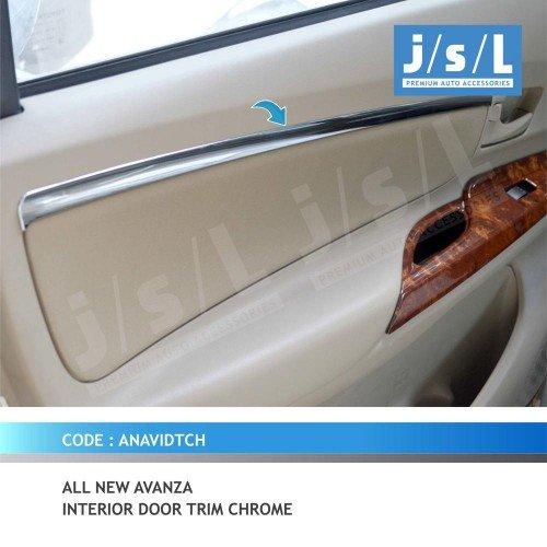 Jual List Pintu Interior Door Trim Chrome All New Avanza Xenia Shopee