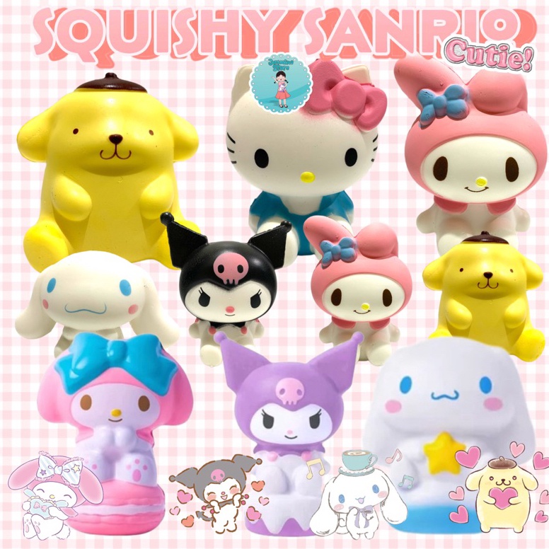 Jual Model Baru Mainan Squishy Sanrio/Sanrio Squishy Mainan Anak Stress ...