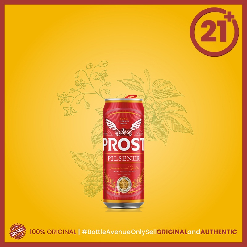 Jual Bir Beer Prost Pilsener Kaleng / Can 500ml ( Resmi dan Original By