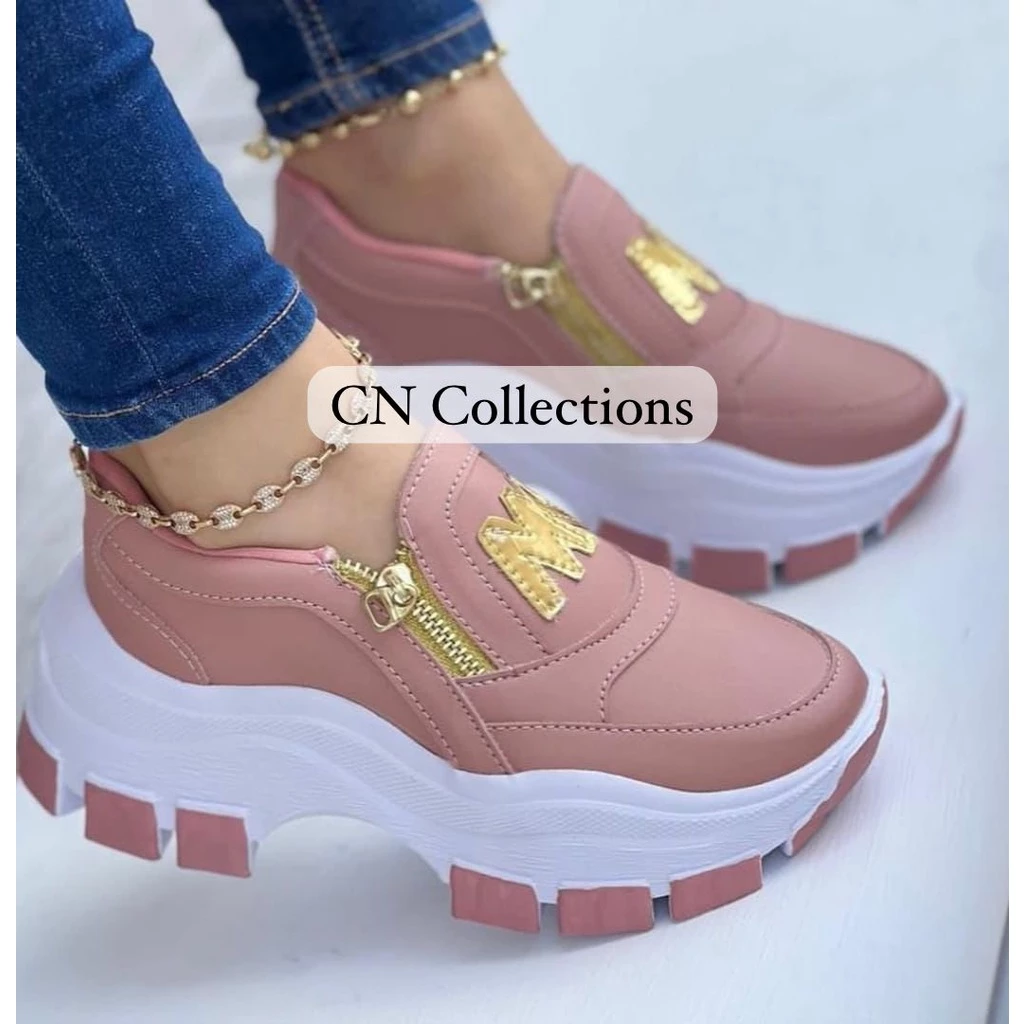 Sepatu Wanita Slip On Sneakers Fashion 2023