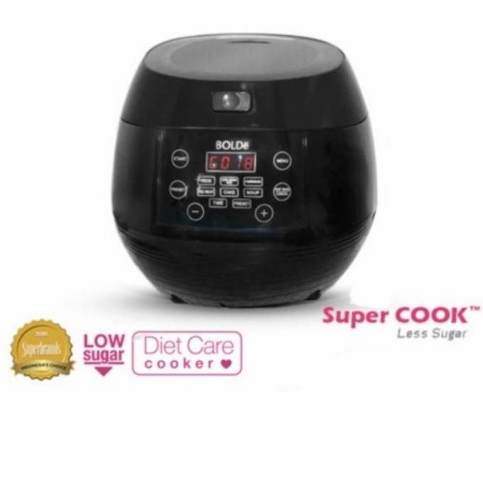 Jual BOLDe Super Cook Less Sugar Rice Cooker Low Carb 1 liter Low Carbo