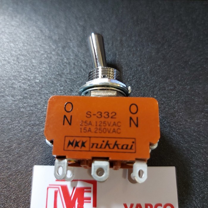 Jual Bestseller Toggle Switch Nikkai (Nkk) S332 On Off / On On 6 Pin ...