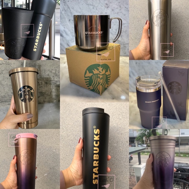 Starbucks Stainless Steel Straw Cup Stanley Water Sippy cup 591ml Grey  Tumbler