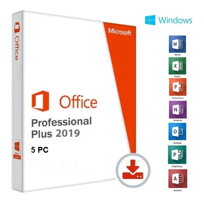 Jual Microsoft Office 2019 pro plus for 1 device original lifetime esd ...