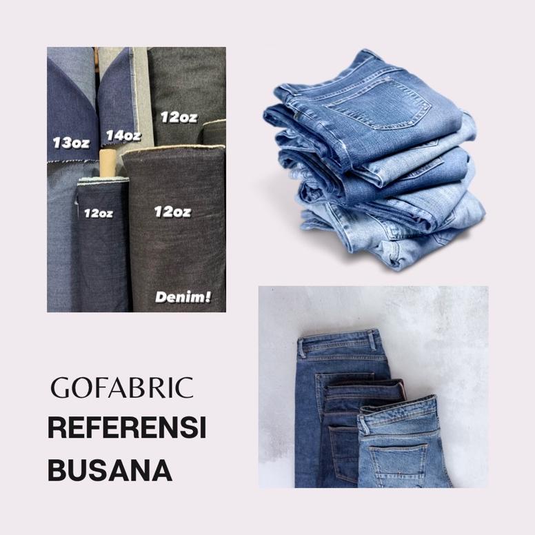 Jual Kain Meteran Motif Kain Denim Bahan Kain Jeans Kualitas Premium ...