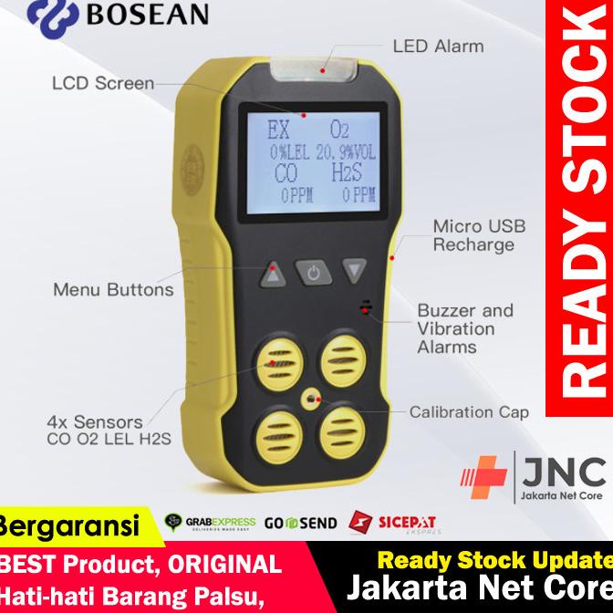 Jual In Gas Detector O Co H S Lel Bosean Bh A Tester Detektor