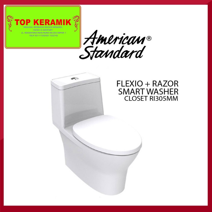 Jual Kloset Duduk American Standard Flexio Razor Smart Washer | Shopee ...