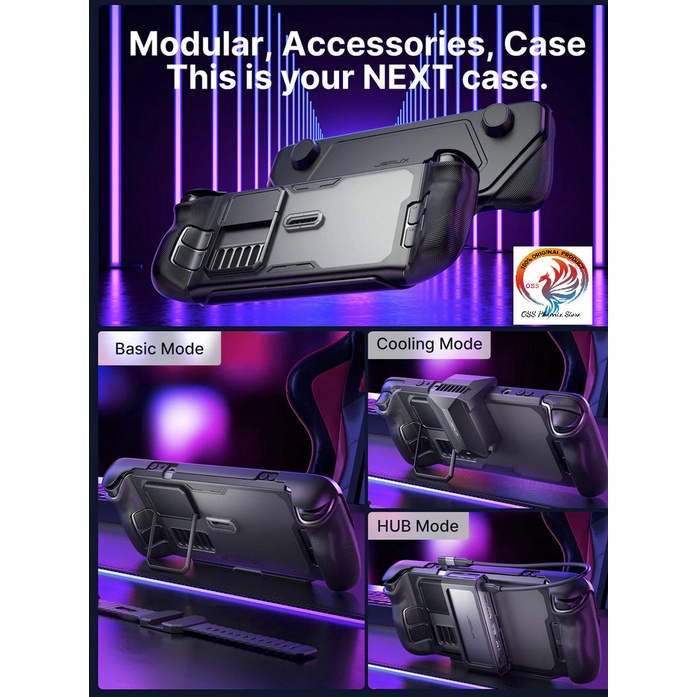 Jual JSAUX ModCase For Steam Deck Dock Casing Steam Deck JSAUX Modular ...