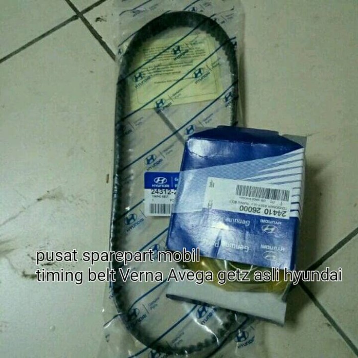 Jual Spare Part Paket Timing Belt Set Hyundai Verna Avega Getz Asli