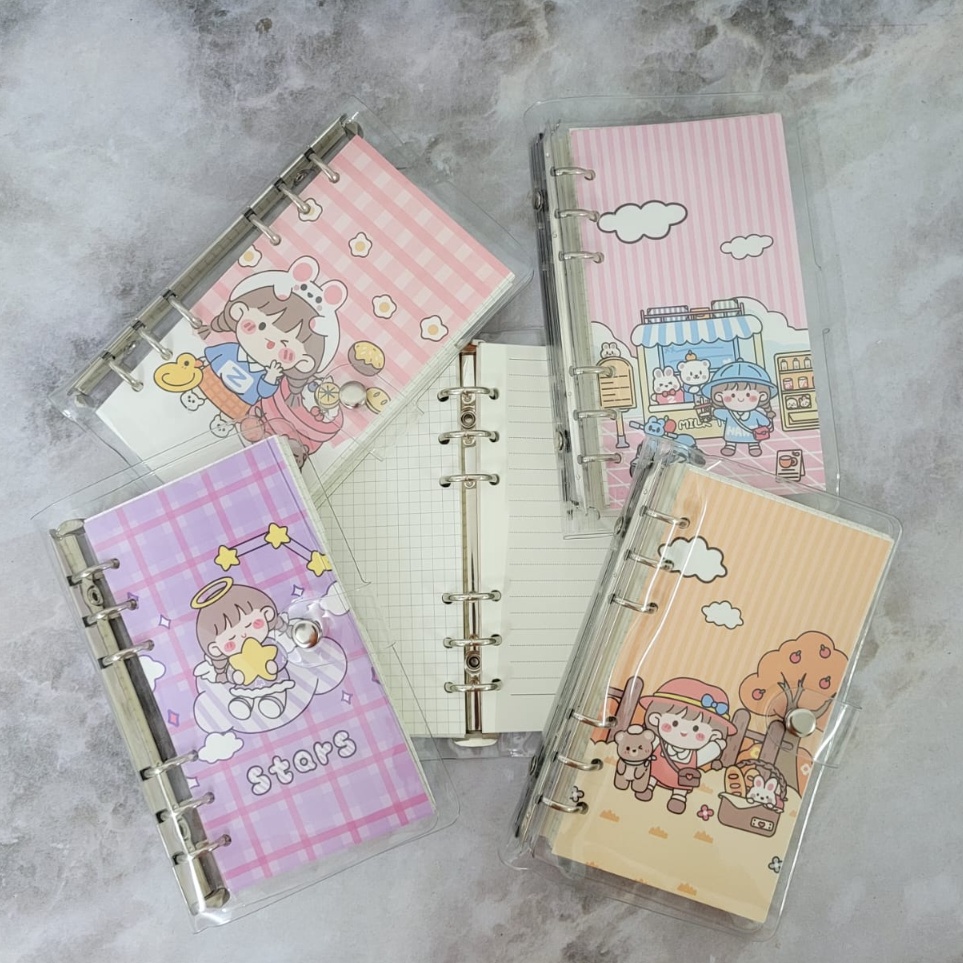 Jual Hm58 Diary Book Journal Buku Tulis Harian Buku Binder A6 Isi 