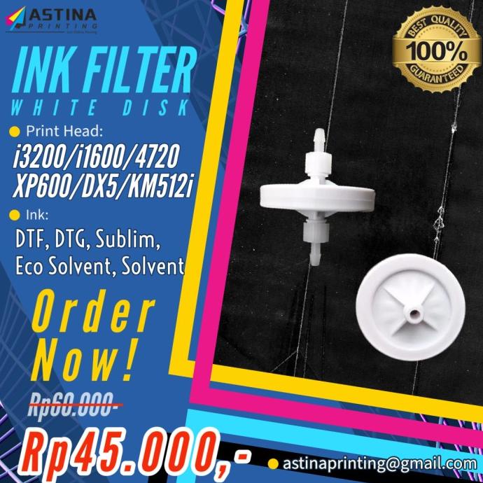 Jual Silahkan Order] White Disk Ink Filter For Solvent UV Large Format ...