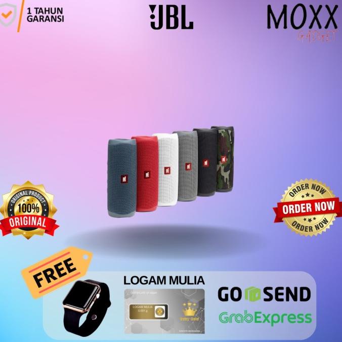 Jual JBL Flip 5 Waterproof Portable Bluetooth Speaker Original Shopee