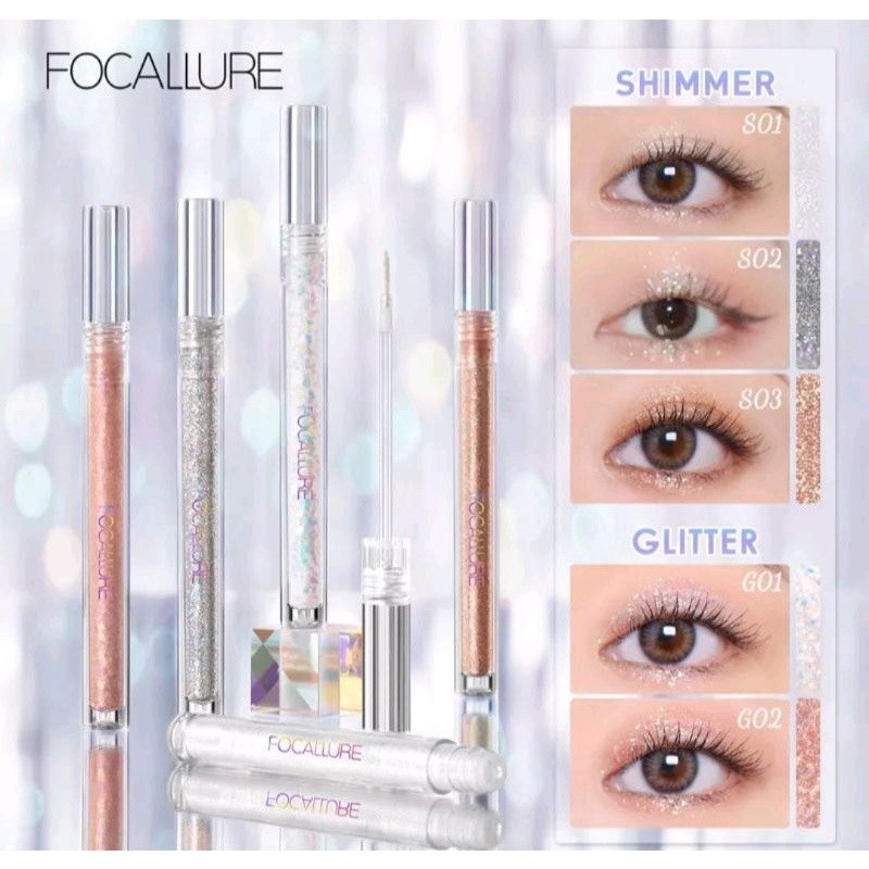 Jual FOCALLURE Starlight Liquid Eyeshadow glitter Shopee Indonesia