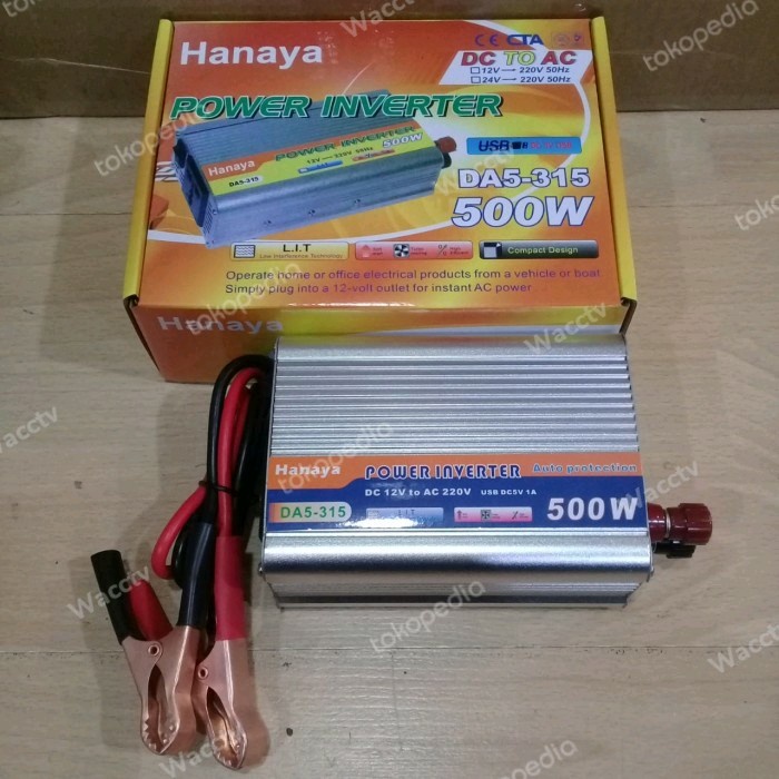 Jual inverter 500 watt da-315, inverter 500watt | Shopee Indonesia
