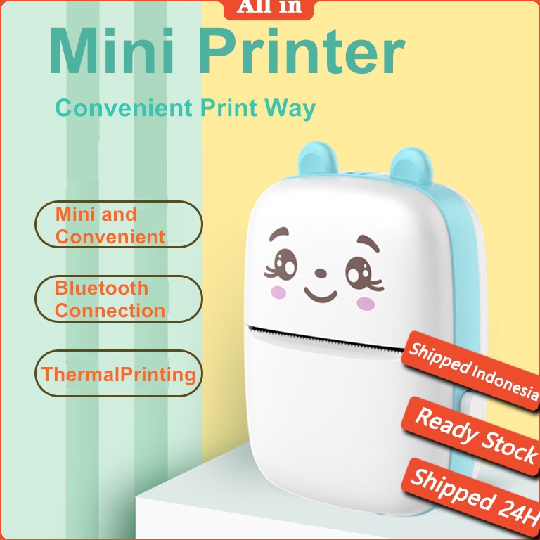 Jual MENARIK Ready stock COD mini printer/printer bluetooth/printer ...