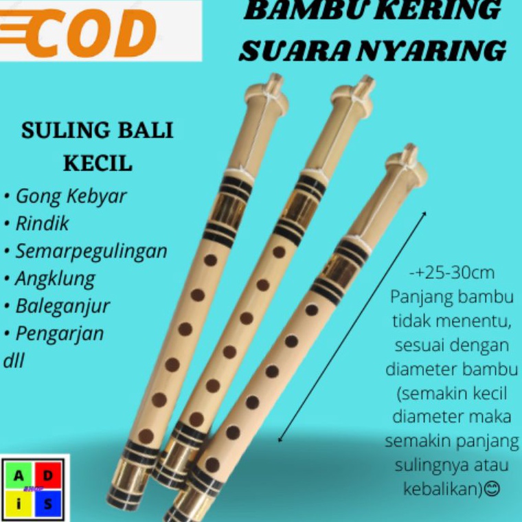 Jual Art K2o5 Alat Musik Seruling Suling Bali Oleh Oleh Khas Bali Suling Gong Kebyar 9340