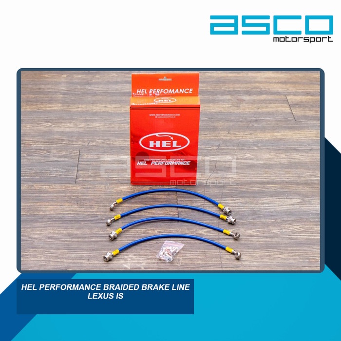 HEL Performance Braided Brake Line Kit For Lexus IS200 – Full Set (4 Lines), LEX-4-001-FK