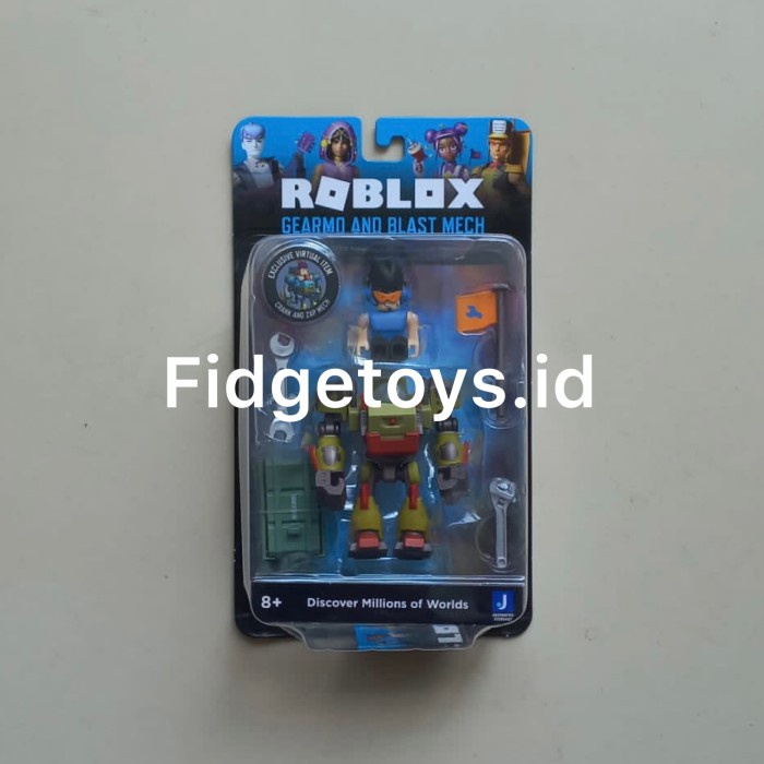 Jual Baru Roblox Imagination Collection - Gearmo And Blast Mech Figure ...