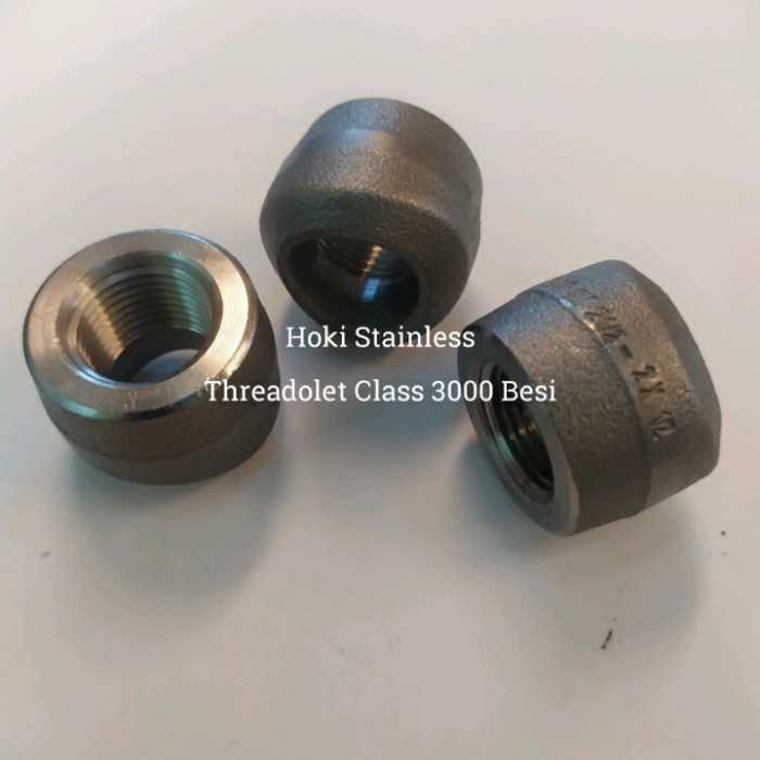 Jual Terlaris Threadolet Besi Class 3000 Drat 1/2" Inch Shopee Indonesia